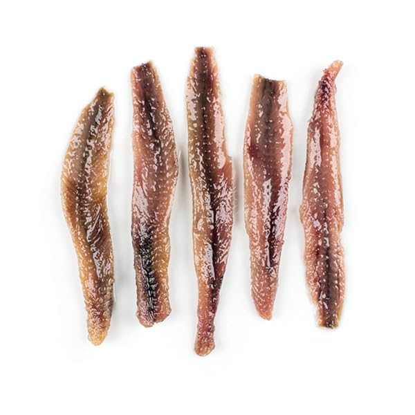 ROLAND FOODS FLAT FILLETS OF ANCHOVIES IN OLIVE OIL, SPECIALTY IMPORTED FOOD, 4.23 OUNCE JAR, PACK OF 6