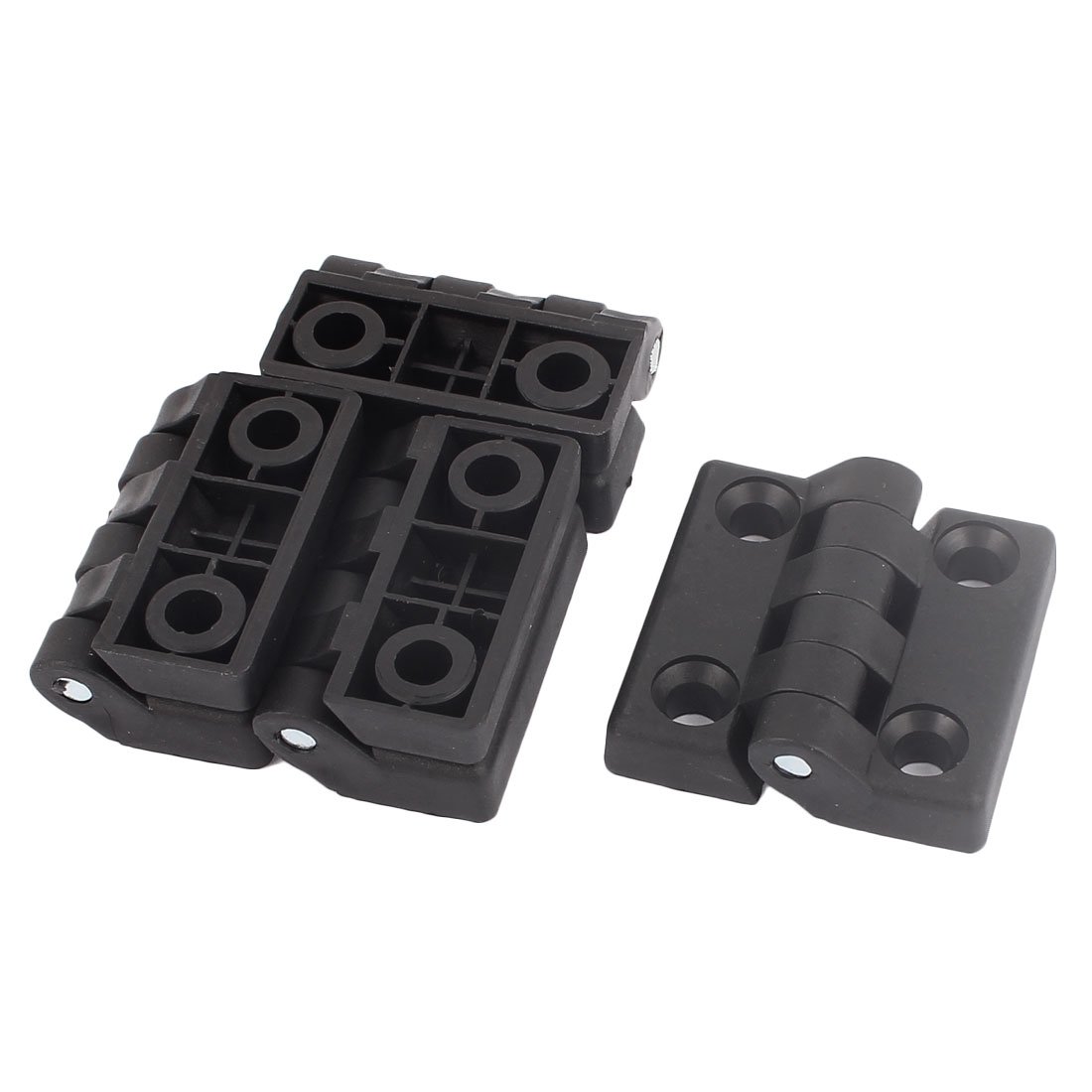 Sourcingmap 4PCS Plastic Replacing Foldable Flap Hinge for Home Door 48mmx48mm