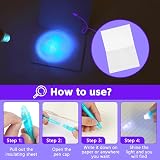 OFFCUP Invisible Ink Spy Pen Set 16pcs UV Light Notebooks Detective Gift view 5