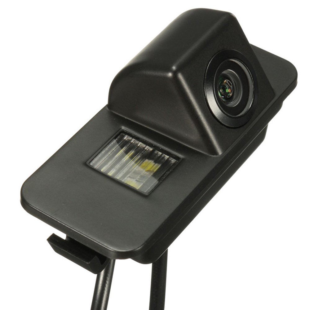 HD Auto Vehicle Car Van Trunk Handle Button Tail Gate Rear View Reversing Backup Camera Parking Aids System Compatible with Ford Mondeo (BA7) /Focus Facelift(C307)/Kuga/S-Max/Fiesta