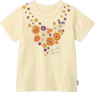 Amazon ベルメゾン Tシャツ ガールズ 半袖 名札ココ かわいい プリント Tシャツ カットソー Tシャツ カットソー 通販