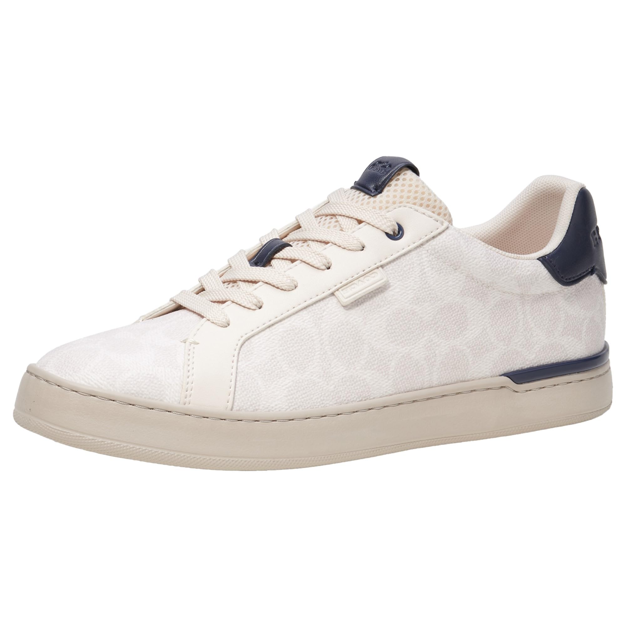 Photo 1 of COACH Men's Non Tech Athletic Lowline Low Top Sneaker In Signature Canvas, Color Chalk Cobalt, Size 13