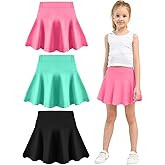 Toddler Skirt Little Girls Athletic Uniform Skorts Golf Outfit Cheer Tennis Skirts with Shorts