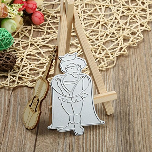 Botrong Cute Metal Cutting Dies Stencil DIY Scrapbooking Embossing Album Paper Card Craft (A:67mm90mm)
