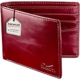 Claasico Men’s Bifold Wallet for Men – Genuine Leather RFID Wallet, Slim Billfold Cardholder w/ID Window – Gift Box Included
