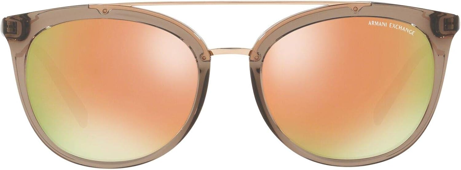 armani exchange rose gold glasses