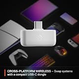 SteelSeries Arctis Nova 5 Wireless Headset 2.4GHz Bluetooth 60W Battery White view 7