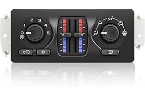 HYR 599-210XD Climate Control Module AC Control Panel Fit for 2003-2007 Chevy GMC Buick Cadillac Isuzu Saab Vehicle - Silverado Sierra 1500 2500 3500 Tahoe Suburban Avalanche Trailblazer Envoy Yukon 9-7X