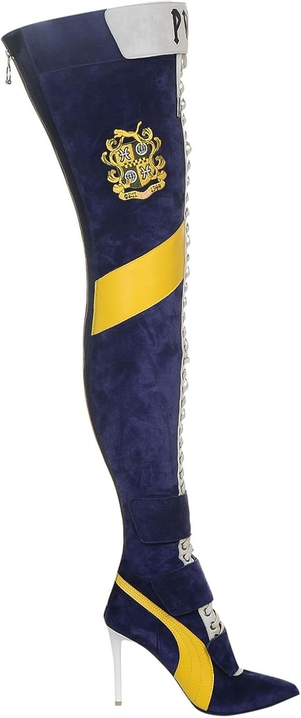 Fenty Puma By Rihanna Womens Over Knee Boots High Lace Up Amazon Co Uk Shoes Bags