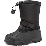 Kids Snow Boots for Boys Girls Toddler Winter Outdoor Boots Waterproof with Fur Lined(Toddler/Little Kids/Big Kid)