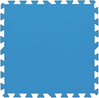 Bestway Flowclear Pool-Bodenschutzfliesen-Set, 8 Stück á 50 x 50 cm, blau