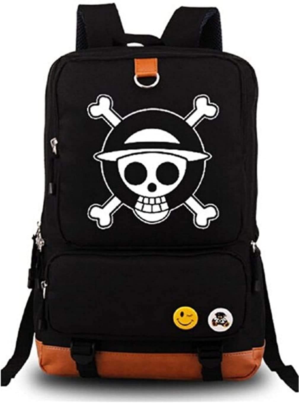 Anime Backpack One Piece Luminous Large Capacity School Bag Cosplay