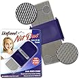 Licefreee NitDuo Lice and Nit Comb, Two Lice Combs in One for Head Lice Treatment, Dual Sided Metal Lice Comb for All Hair Types, Grooved-Teeth Lice Comb for Nits and Eggs