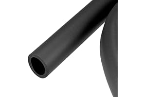 MECCANIXITY Foam Tubing, 25mm ID 35mm OD 2m Length Tube Covers for Handle Grip Support Pipe Insulation, Black