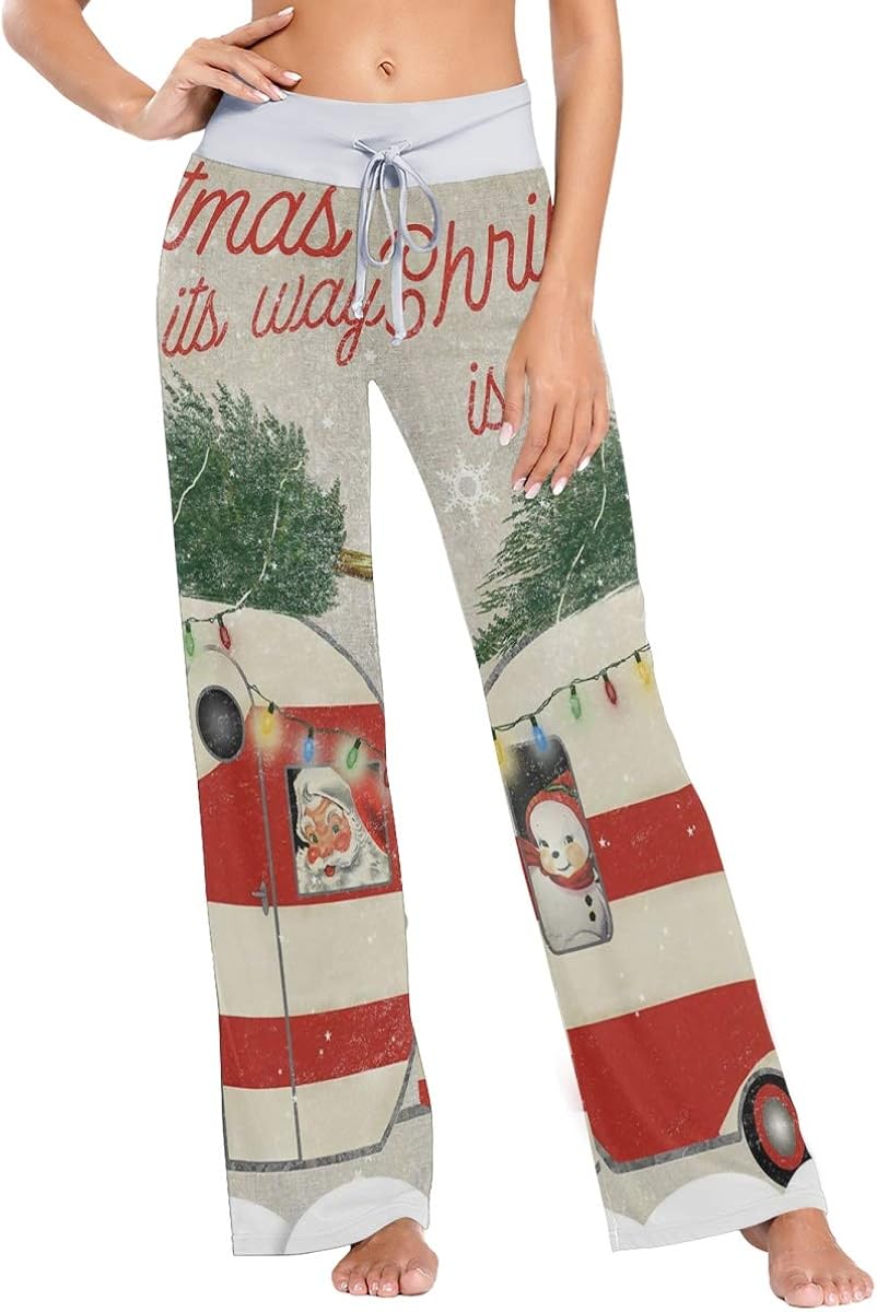 black christmas pajama pants