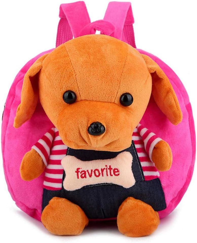 Soft Plush Children Backpacks Kids Kindergarten School Bags Cute Dog Toy Kids Baby Bags Animal Model Schoolbags for Boys Girls