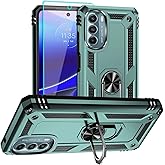for Moto G Stylus 5G 2022 Case, Motorola G Stylus 5G 2022 Case with HD Screen Protector, [Military Grade 16ft. Drop Tested] R