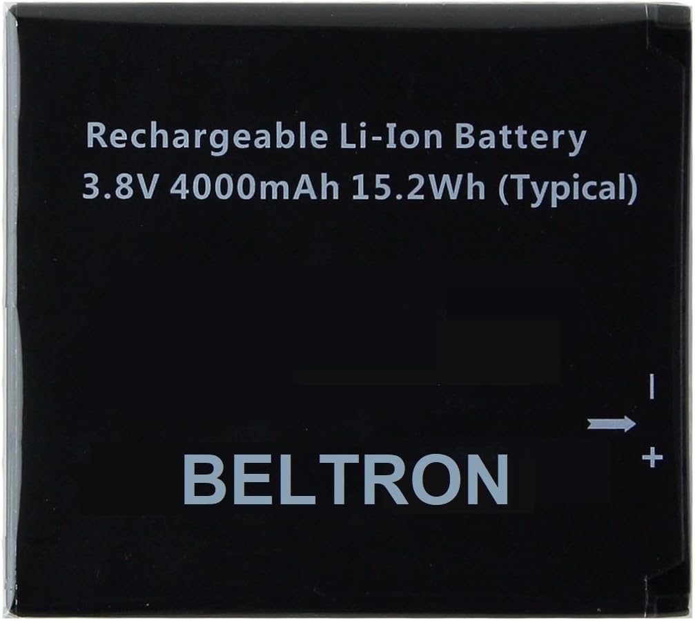 New BELTRON Replacement Battery for Novatel Jetpack MiFi 6620L Mobile Hotspot P/N: 40115131.01 (4000 mAh)