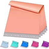 Metronic Poly Mailers 12x15.5 100 Pack, Medium Size Shipping Bags for Clothing, Strong Self-Seal Mailers Poly Bags Shipping Envelopes, Thick Mailing Bags Package Bags for Small Business, Peach Pink