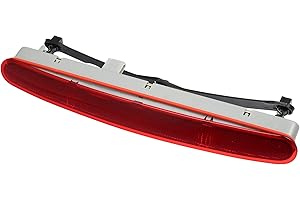 X AUTOHAUX High Level Third Rear Brake Stop Light 1C0945097E for Volkswagen Beetle 1.8L A/T GL Hatchback 1999-2003 Red