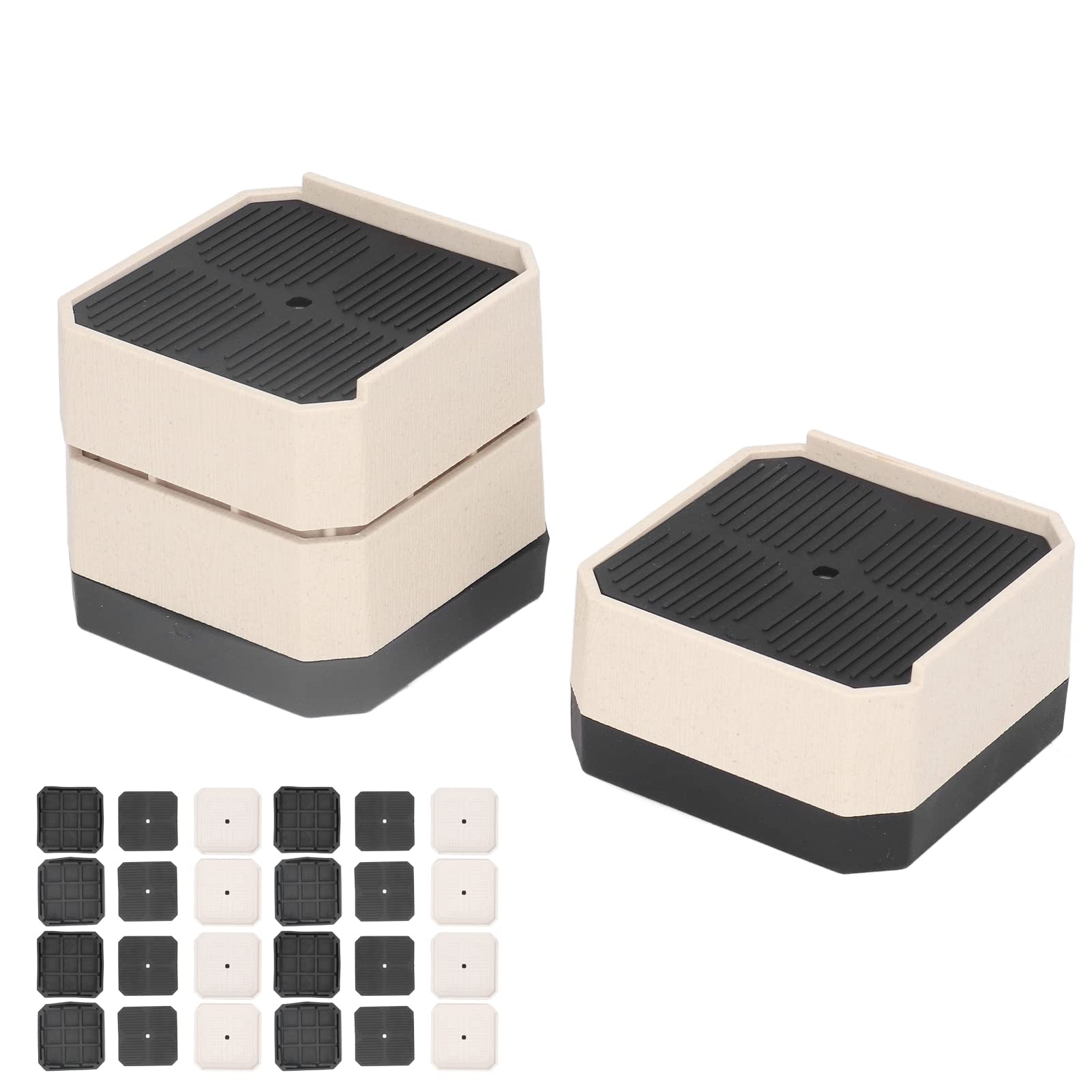 Shipenophy Non Slip Bed Riser, Shock Absorbing Pads - Create More Space, Prevent Sliding, Accessories - Ideal for Washing Machine