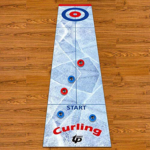 qiutian712 Mini Shuffleboard Game Set,2 in 1 Tabletop Shuffleboard