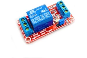 HiLetgo 12V 1 Channel Relay Module with Optocoupler Isolation Support High or Low Level Trigger