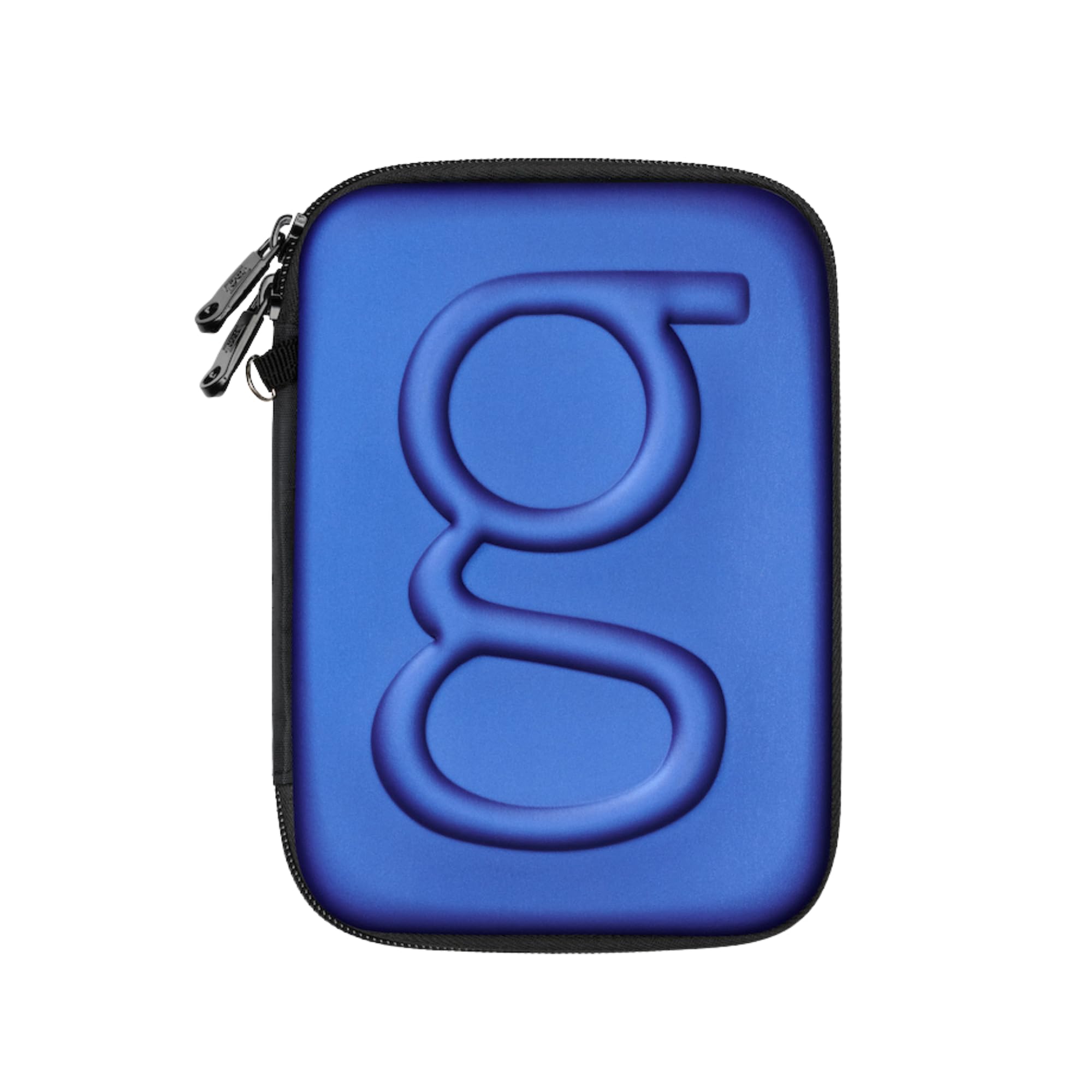 Glucology™ Diabetic Travel Case Plus Size - Organizer for Blood Sugar Test Strips, Medication, Glucose Meter, Pens, Insulin Syringes, Needles, Lancets - Hardshell Carrier Pack - Classic, Blue…