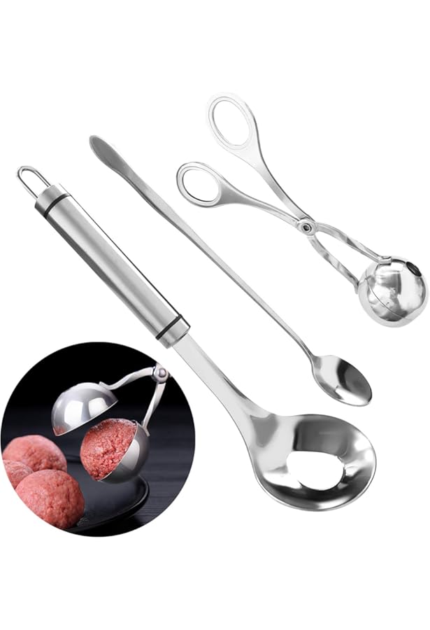 department store Free Delivery and Returns 3Pcs Meatball Maker Spoon
