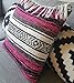 El Molcajete Brand Traditional Mexican Yoga Blanket Serape Grey