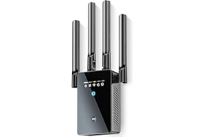TECHTEX 2024 Extendtecc WiFi Extender Signal Booster, Long Range Internet Extender WiFi Booster for Home, New Gen up to 4X Faster WiFi Repeater with Ethernet Port, Broader Coverage Than Ever, 1-Tap Setup
