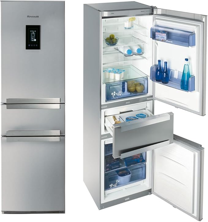 Brandt COMBI3DX Réfrigérateur combiné 295L Classe: A+ Inox: Amazon.fr ...