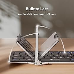iClever Foldable Keyboard, BK08 Foldable Bluetooth