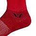 Swiftwick ASPIRE FOUR Trail Running & Cycling Socks, (Red, Large)