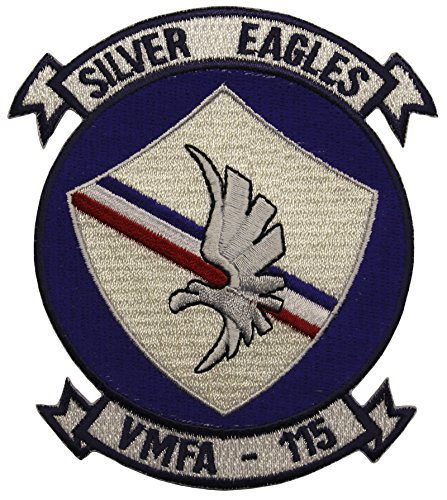 Marine Fighter Attack Squadron VMFA-115 (Silver Eagles) Patch Full Color