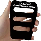 LADIZIO Pocket Square Holder, Pocket Squares for Men, Accessories for Men&rsquo;s Square Scarf, Suits, 1/2/3/5/8 Pack Assorted
