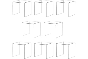 ihomecooker Acylic Riser Square Display Stand For Cupcakes, Arts and Crafts (Clear, 8P-4INCH)