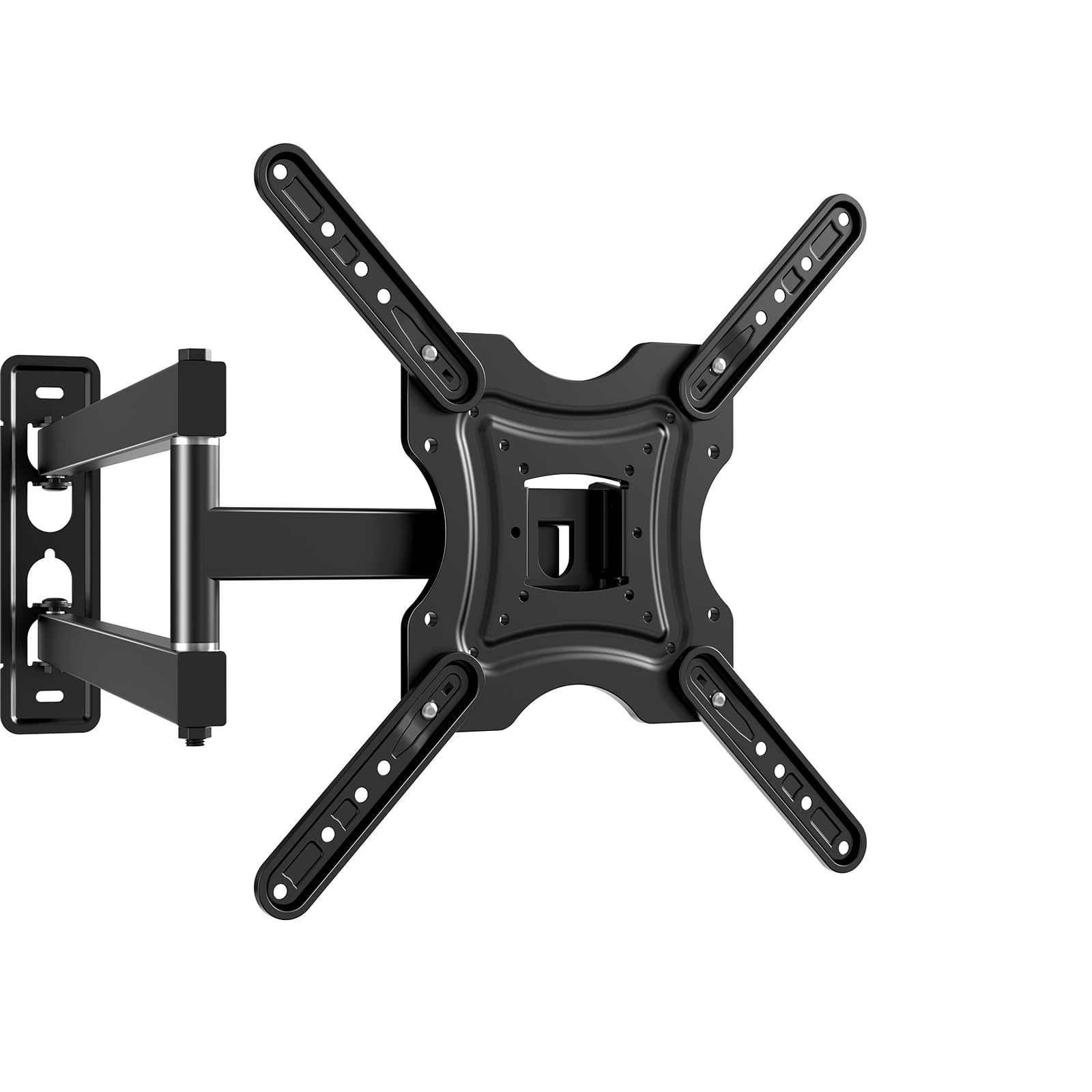 Photo 1 of *Missing Parts - Missing the Hardware*
Full Motion TV Wall Mount, TV Monitor Wall Mount Swivel Tilt Extension for 4K 19-55'' LED LCD TVs Flat Curved Screen TVs/Monitors Strain-Free Viewing Pleasure (VESA 400x400mm, 66lbs)