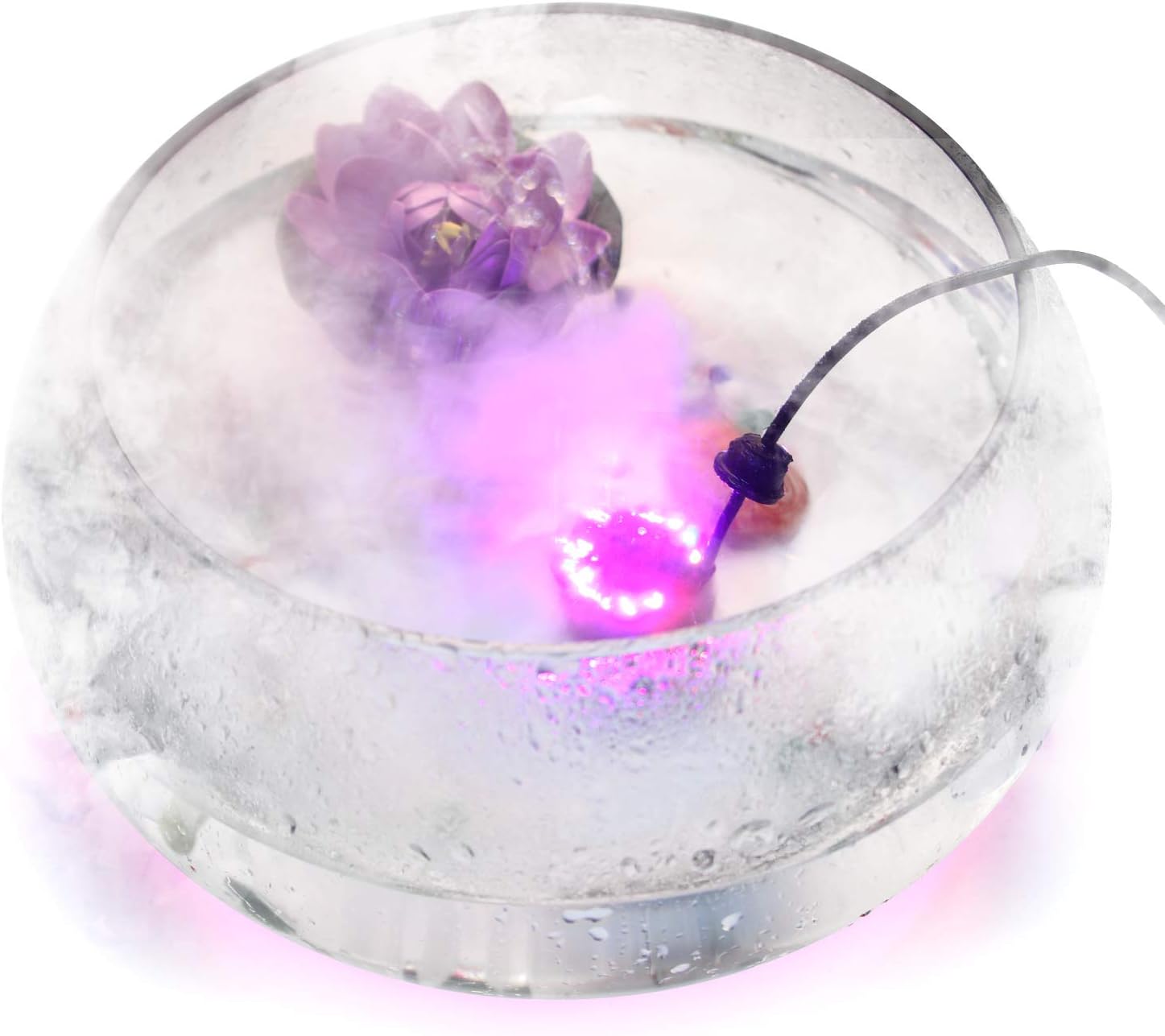 AGPtek Color Changing 12 LED Mist Maker Fogger Water Fountain Pond Fog Atomizer Air Humidifier : Single Room Humidifiers : Garden & Outdoor