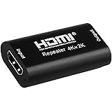 lakpad HDMI Repeater 4K UHD HDMI Female to Female HDMI Amplifier 40' HDMI Extender Up to 40 Meters Lossless Transmission for