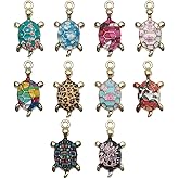 WOCRAFT 30pcs Enamel Sea Ocean Life Turtle Charms for Jewelry Making Bulk Summer Nautical Marine Life Charms Necklace Earrings Bracelet Making DIY Craft (SN943)