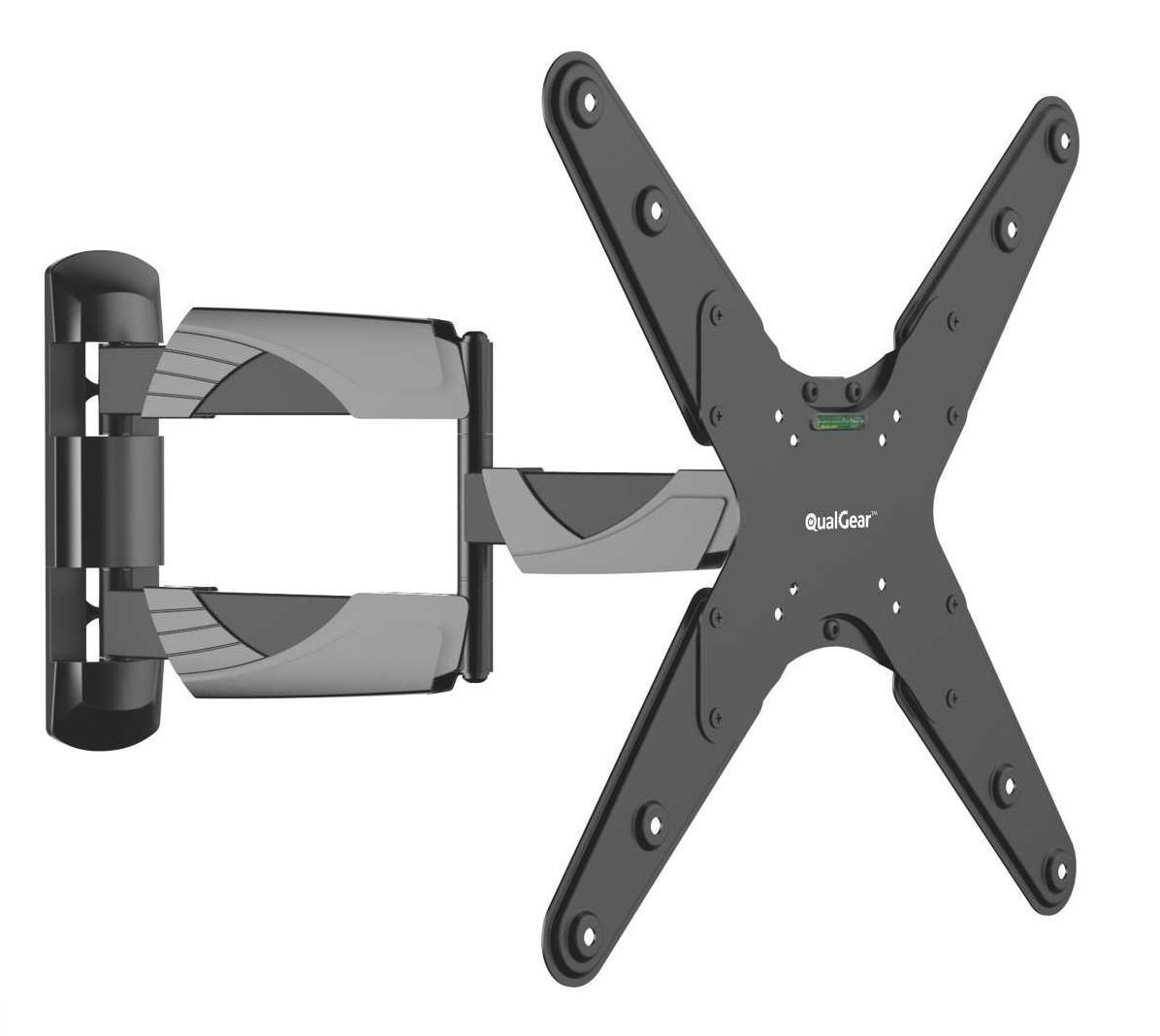 QualGear Universal Ultra Slim Low Profile Articulating Wall Mount for LED TV Upto 23-55-Inch - Black — image 1