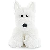 WEIGEDU West Highland White Terrier Dog White Westie Puppy Stuffed Animals Plush Toys for Kids Girls Boys Baby Birthday Bedtime Gift, 12 inches