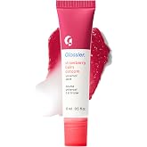 Glossier Balm Dotcom Lip Balm &amp; Universal Salve, Strawberry Jammy Pink Tint | Up to 12-Hour Moisture, Nourishes Dry Cuticles &amp; Skin, Antioxidant-Rich Lanolin, Beeswax &amp; Castor Oil, Cruelty-Free