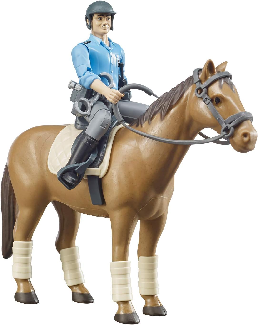 Police Horse and Rider, Brown, 1 - Image 3