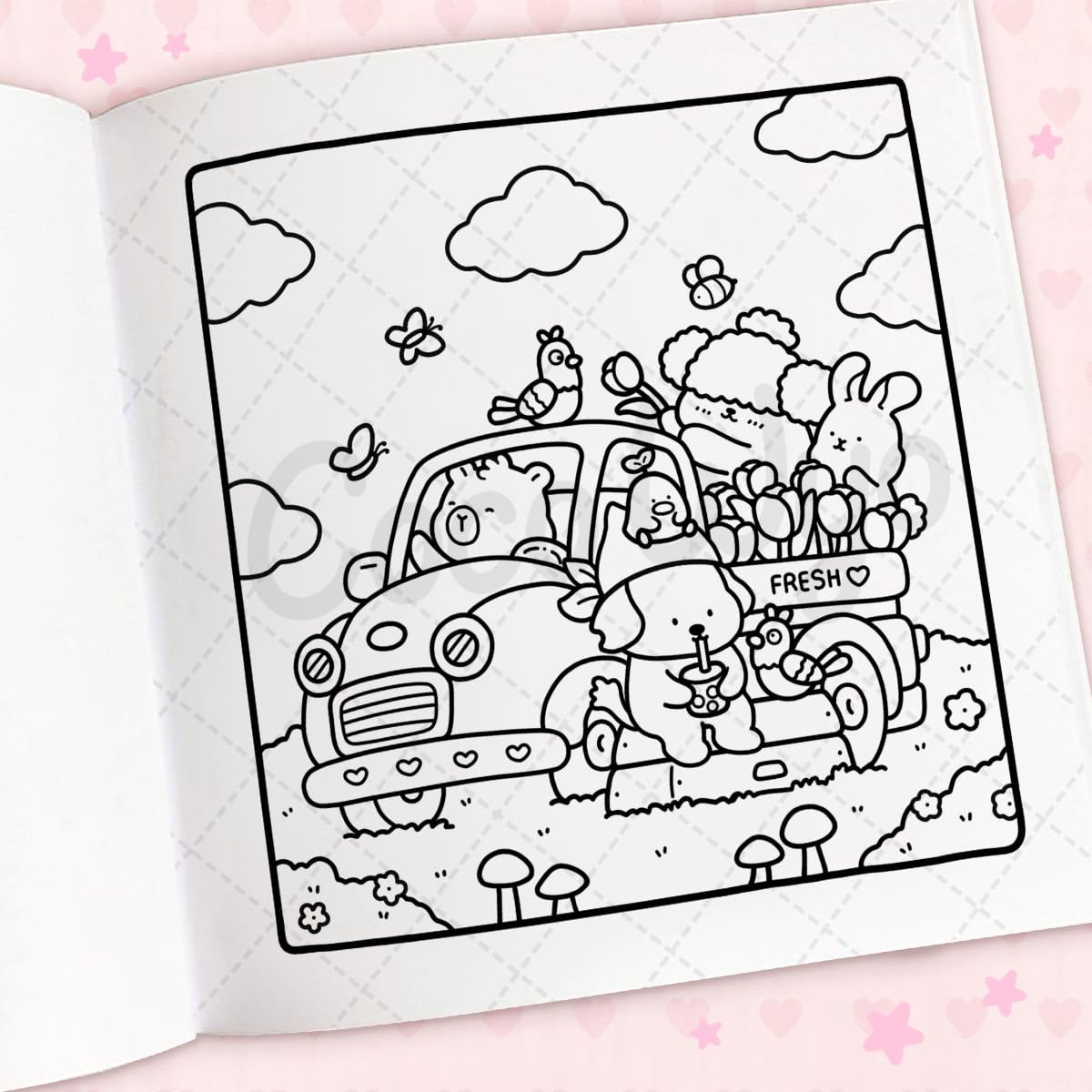 Cozy Cuties: Coloring Book for Adults and Kids (Cozy Spaces Coloring) Cozy Cuties: Coloring Book for Adults and Kids (Cozy Spaces Coloring) Paperback Spiral-bound