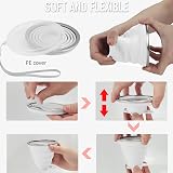 ddLUCK Silicone Foldable Cup 4 Pack BPA Free Collapsible Travel Mugs Translucent view 4