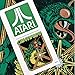 Popfunk Atari Centipede Video Game T-shirt & Stickers, Green (Large)