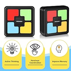 Silipull 6 Pcs Light up Memory Game Handheld