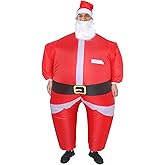 AOGOYO Inflatable Christmas Costume Blow up Xmas Costume Cosplay Party Halloween Christmas Suit Xmas Suit Jumpsuit